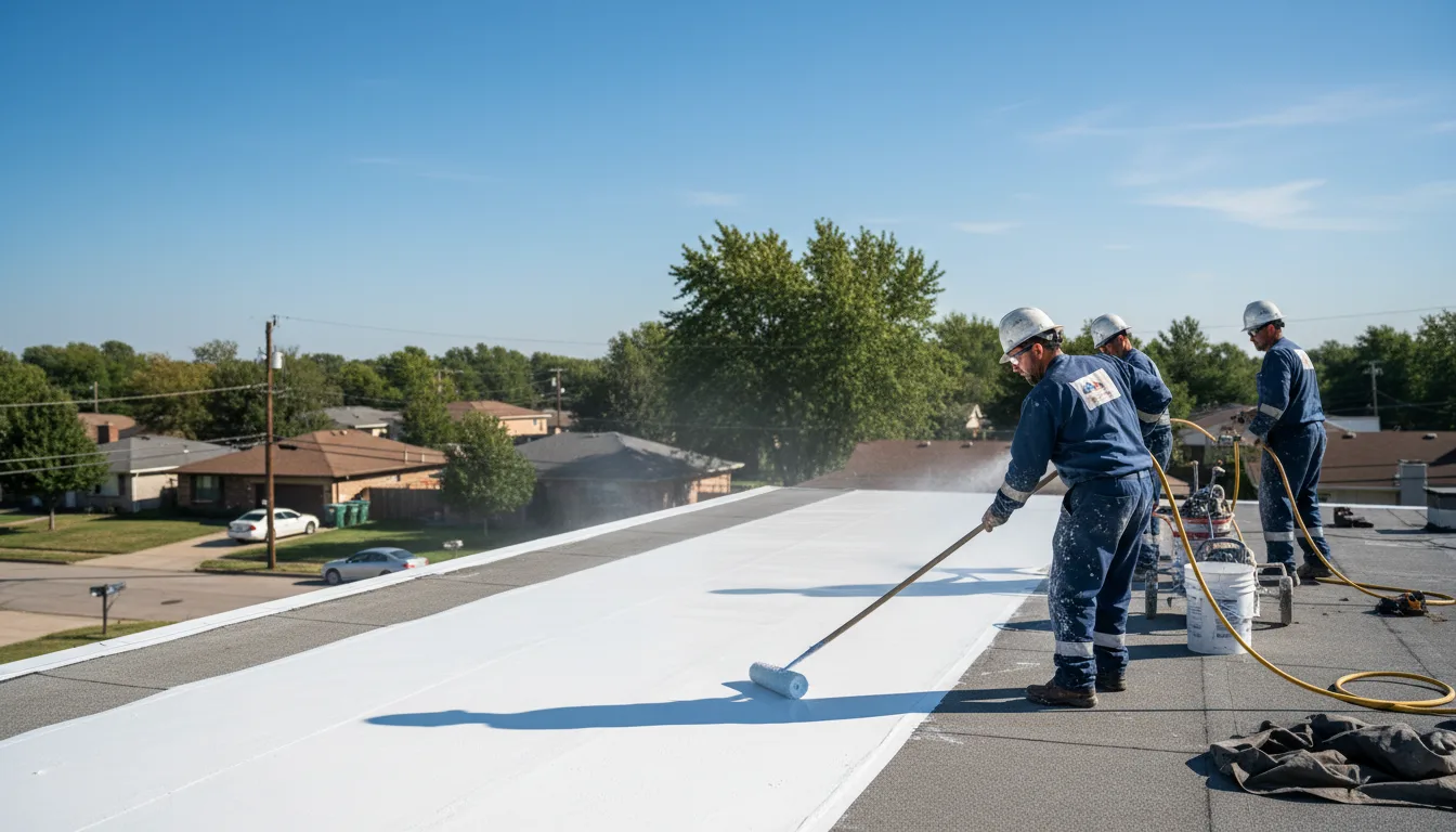 Commercial roof coating in Depauw, IN near me